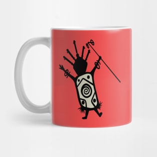 Magic Casting Shaman Cave Person Mug